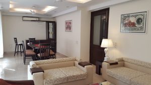 3 BHK Plus Study Furnished Apartment in Greater Kailash-1