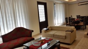 3 BHK Plus Study Furnished Apartment in Greater Kailash-1